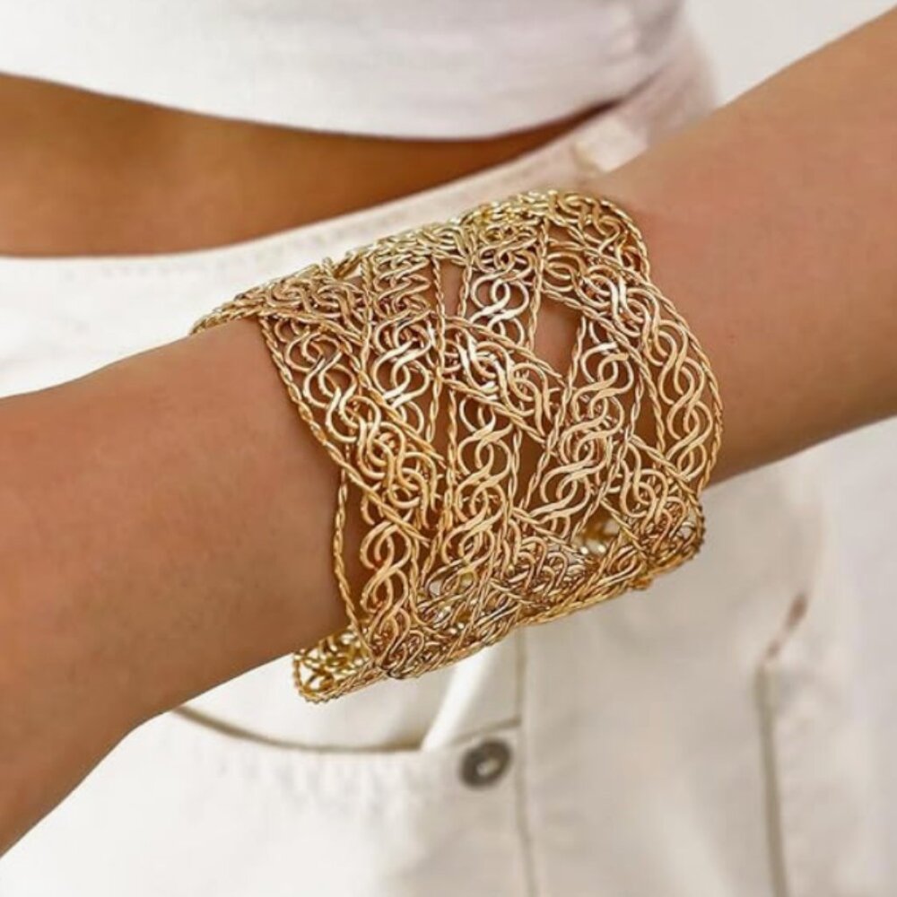 Golden Cuff Bracelet